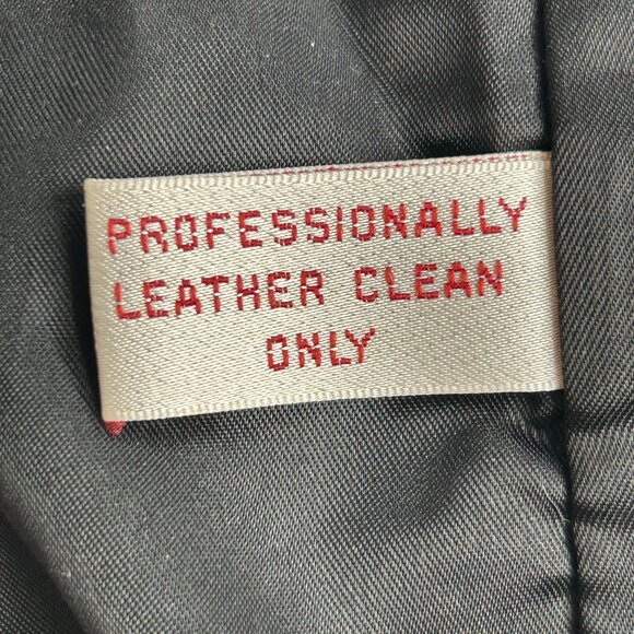 Vintage 90s Matrix Grunge Trench Coat Genuine Leather Black Oversized Women's M - Picture 12 of 16